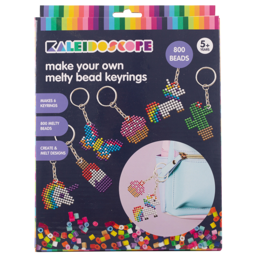 Kaleidoscope Craft Make Your Own Melty Beads Keyrings