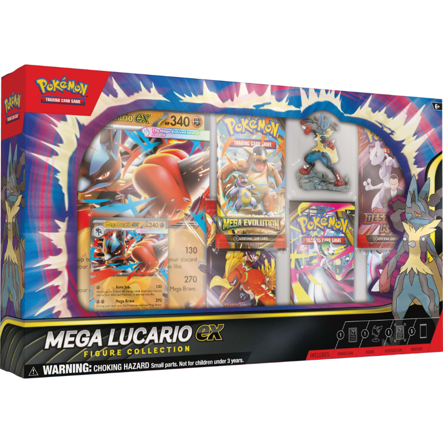 Pokemon TCG Mega Lucario Ex Figure Collection