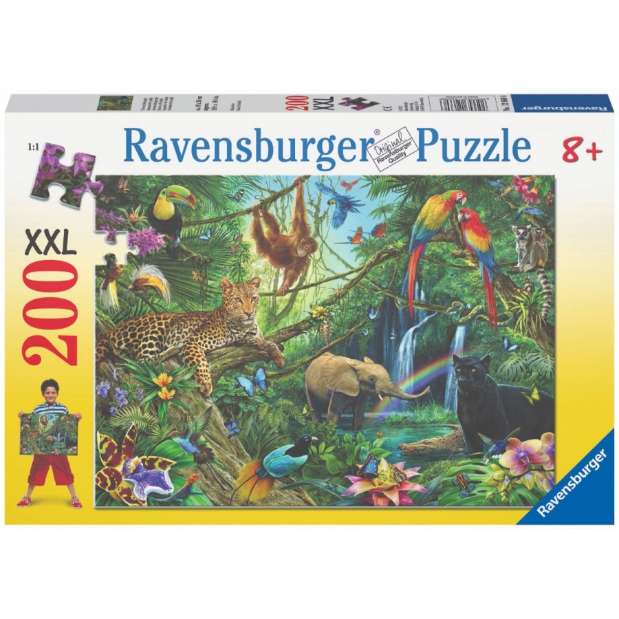 Ravensburger Puzzle 200 Piece Animals In The Jungle