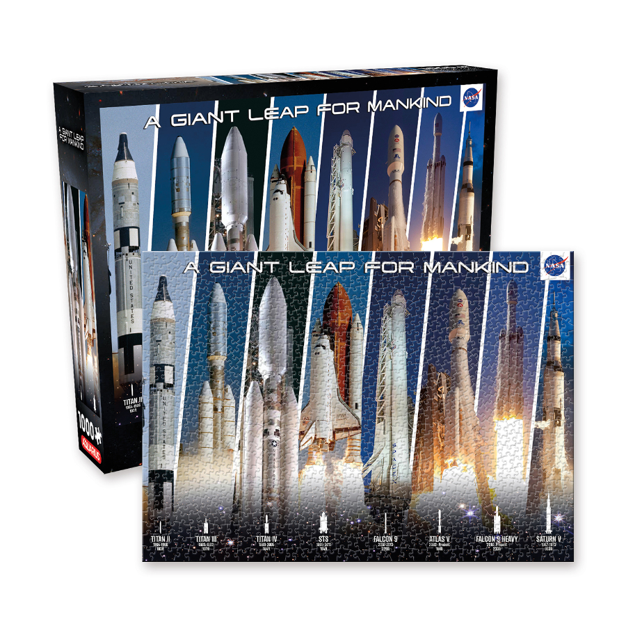 NASA Rocket Grid 1000 Piece Puzzle