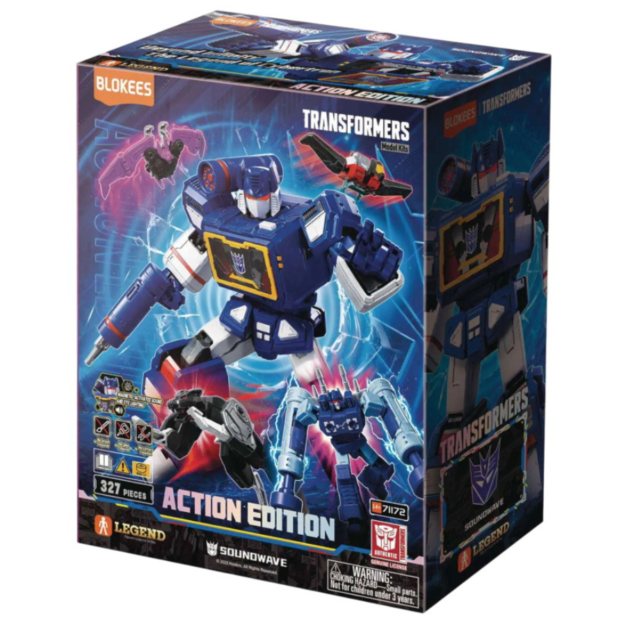 Blokees Model Kit Action Edition Transformers Soundwave Limited Edition