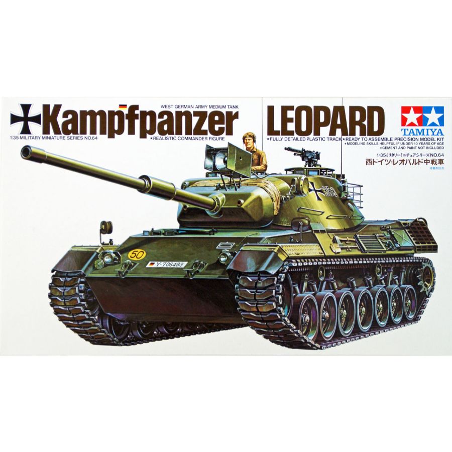 Tamiya Model Kit 1:35 Leopard Tank MDM