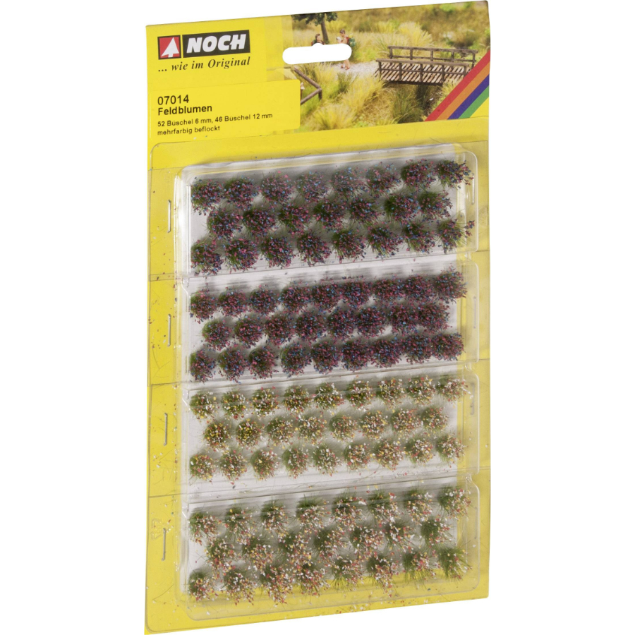 Noch Rail Scenery Grass Tufts Wild Flowers