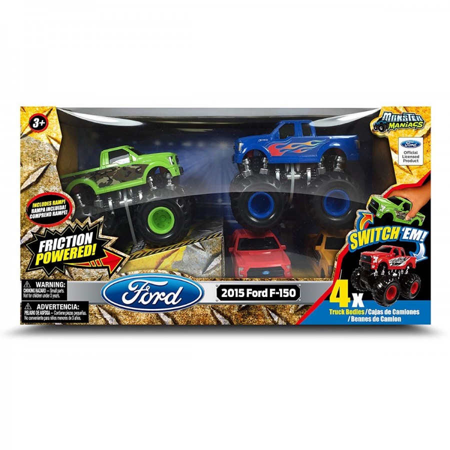 Friction Monster Truck Switch Em 2 Pack