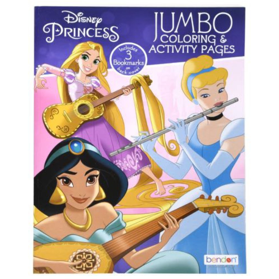 Disney Princess 80 Page Colouring Book