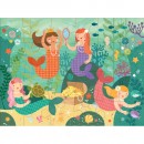 Petitcollage Mermaid Friends Floor Puzzle