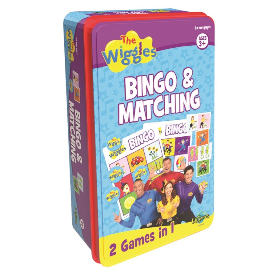 The Wiggles Bingo & Matching Games In Tin