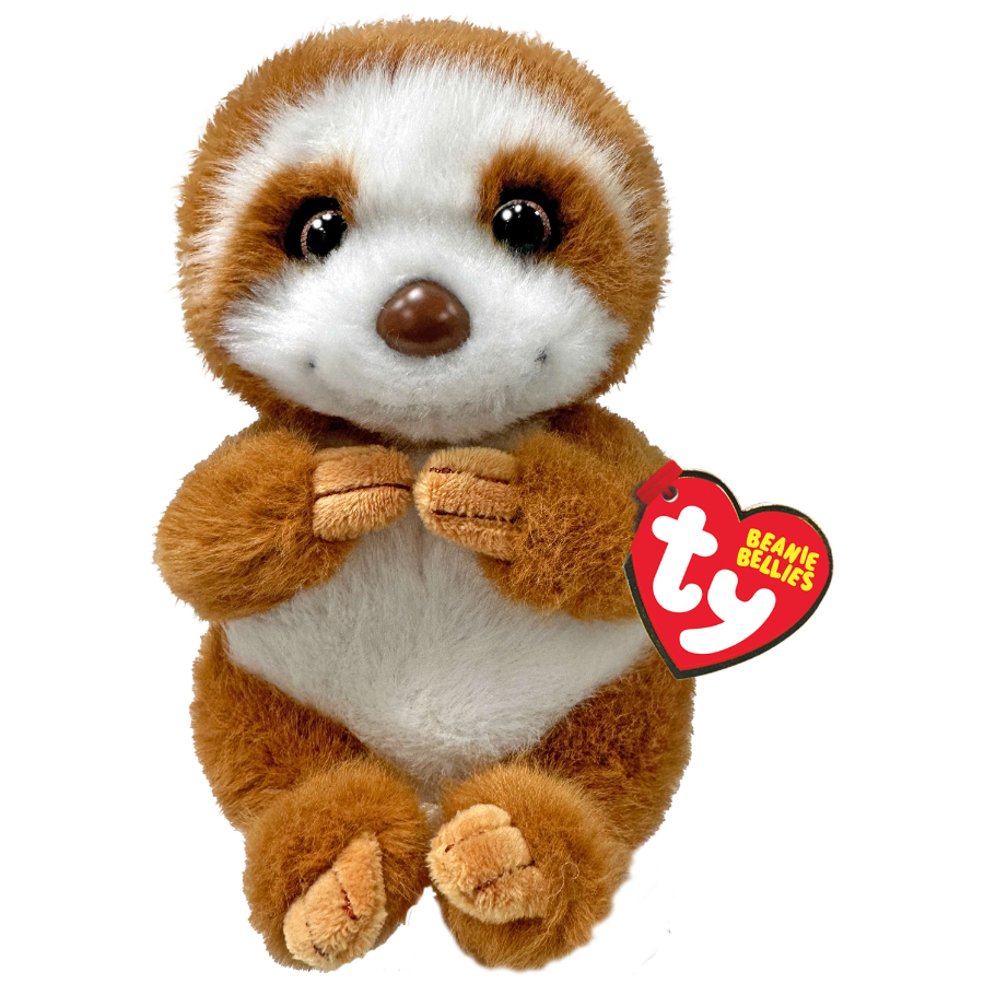 Ty Beanie Boos Regular Plush Stella Sloth Brown