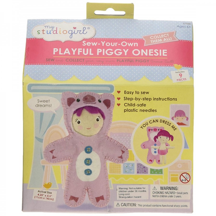 My Studio Girl Onesie Playful Piggy