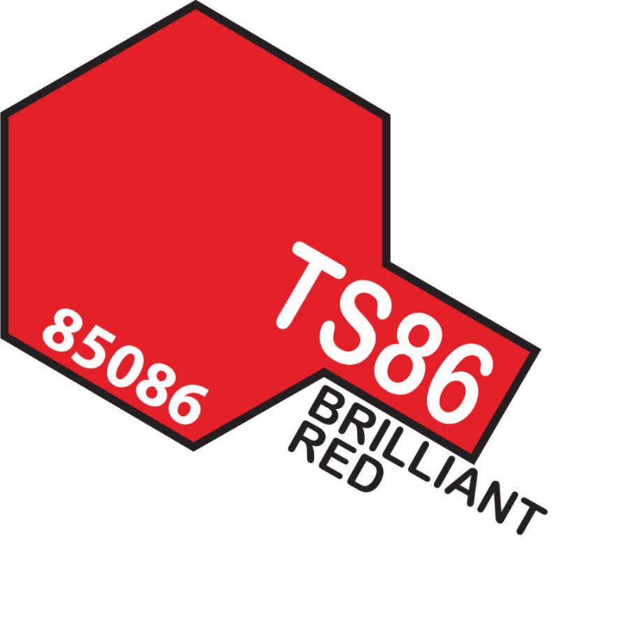 Tamiya Spray Paint TS86 Brilliant Red
