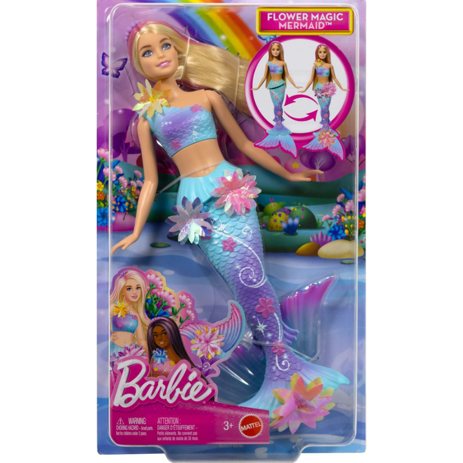 Barbie Fairytale Blooming Magic Mermaid Doll
