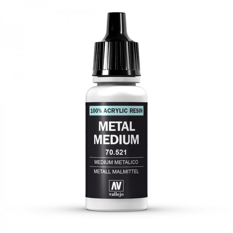 Vallejo Acrylic Paint Model Colour Metallic Medium 17-18ml