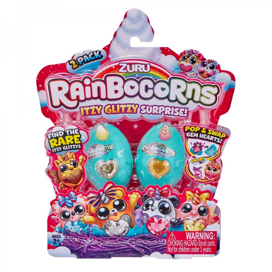 Rainbocorns Itzy Glitzy Surprise 2 Pack Assorted