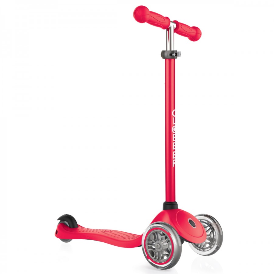 Globber Primo V2 Three Wheel Scooter Red