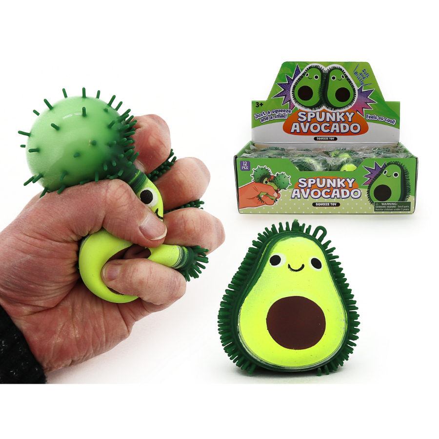 Squeeze Spikey Avocado 9cm
