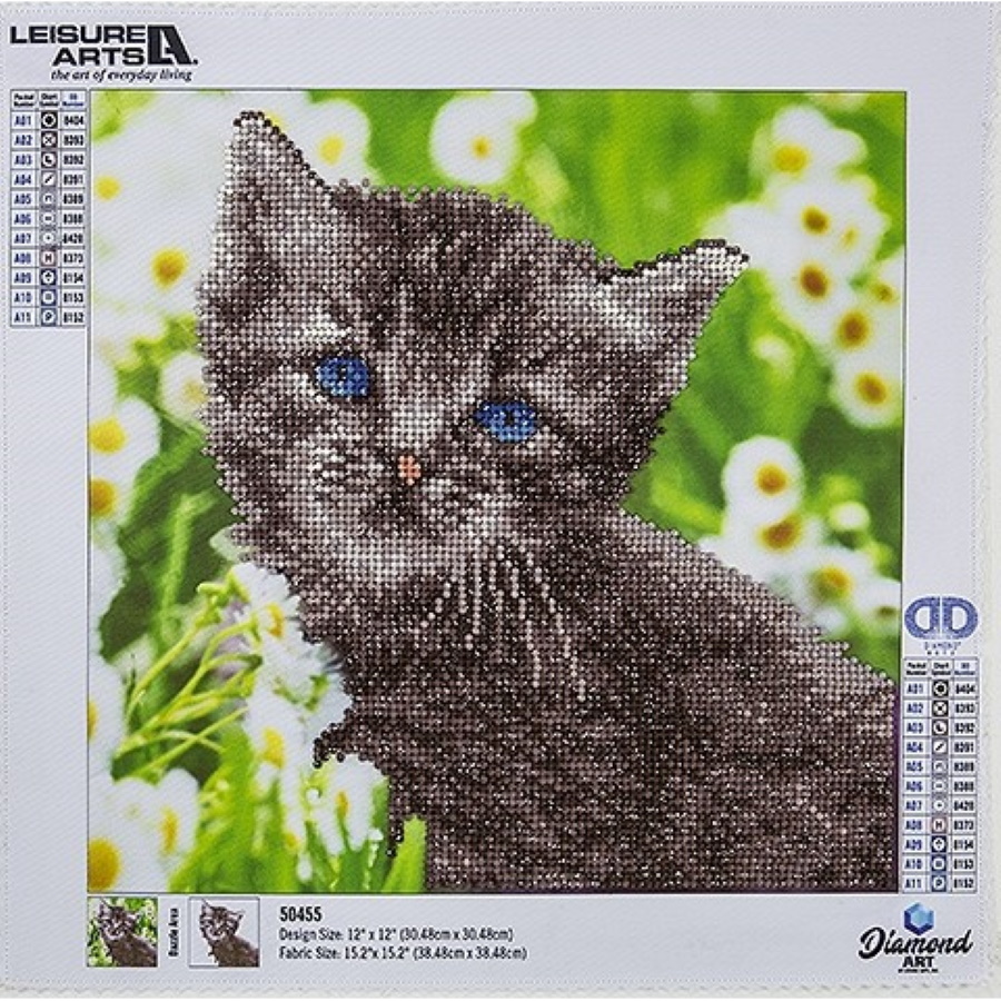 Diamond Dotz Kitten 30cm x 30cm