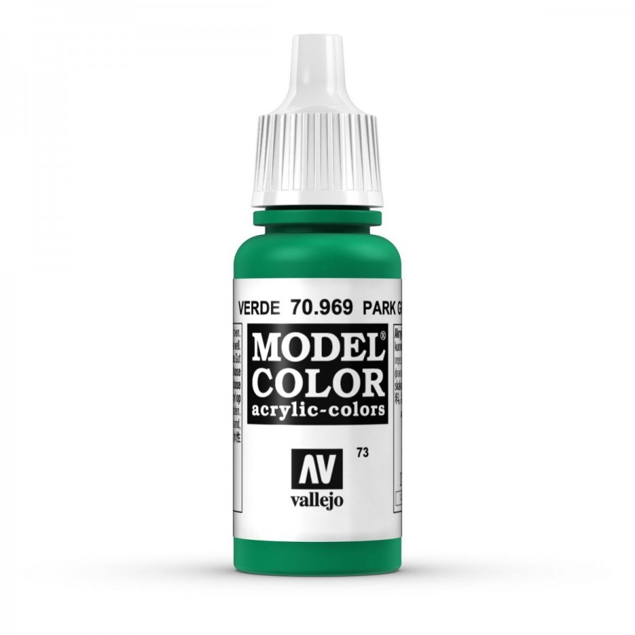Vallejo Acrylic Paint Model Colour Park Green Flat 17-18ml