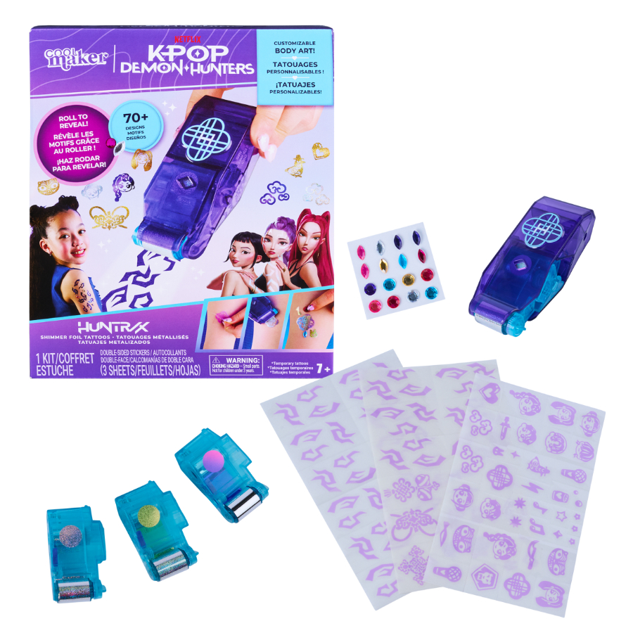 Cool Maker K-Pop Demon Hunters Body Art Kit