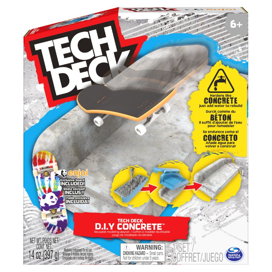 Tech Deck DIY Concrete With Board 