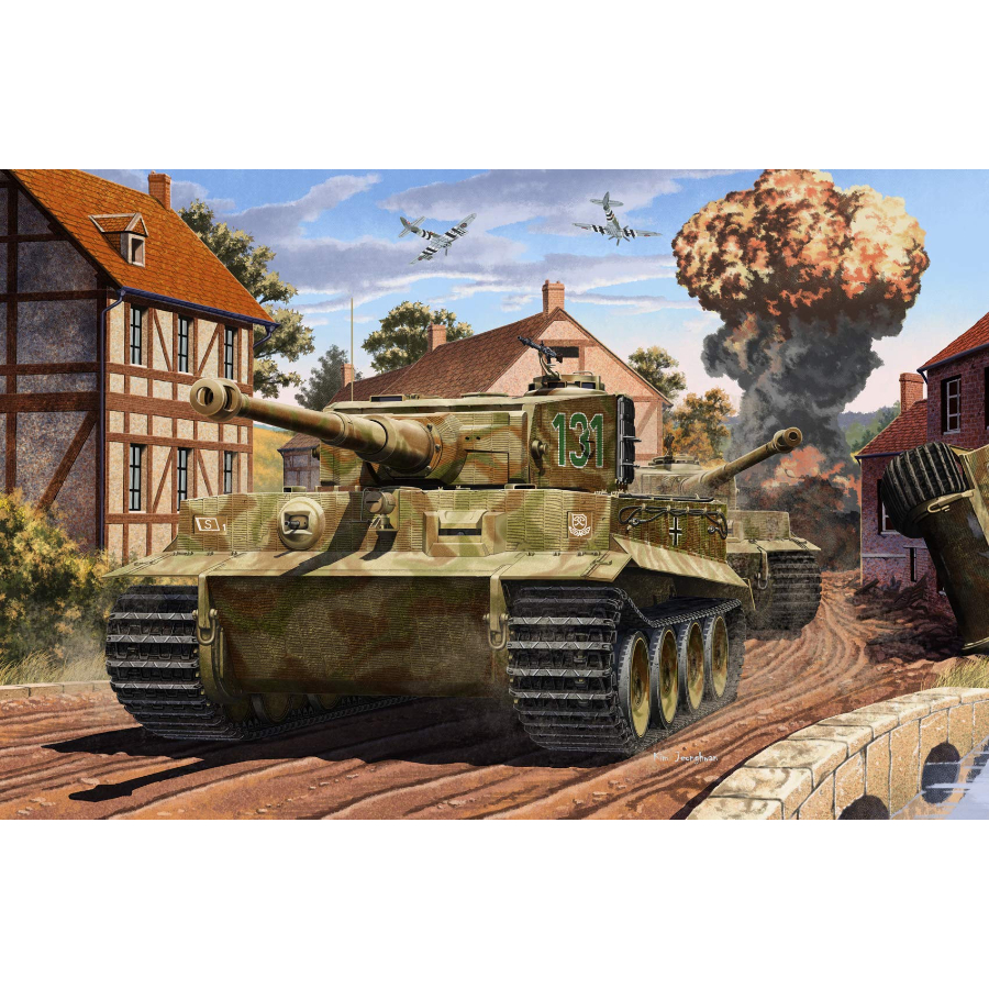 Academy Model Kit 1:35 Tank Tiger 1 70th Anniversary Normandy Invasion 1944