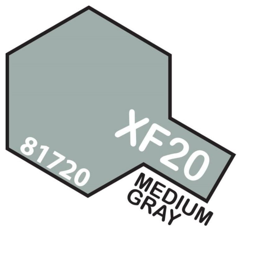Tamiya Mini Acrylic Paint XF20 Medium Grey