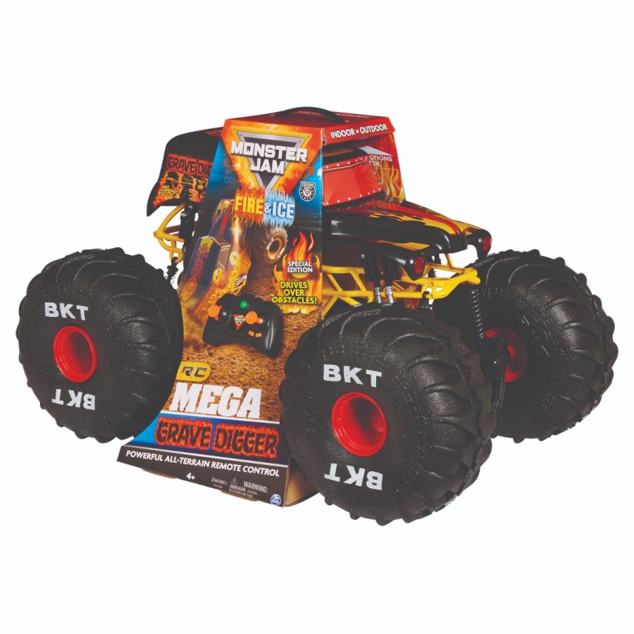 Monster Jam Radio Control Mega Grave Digger Fire & Ice