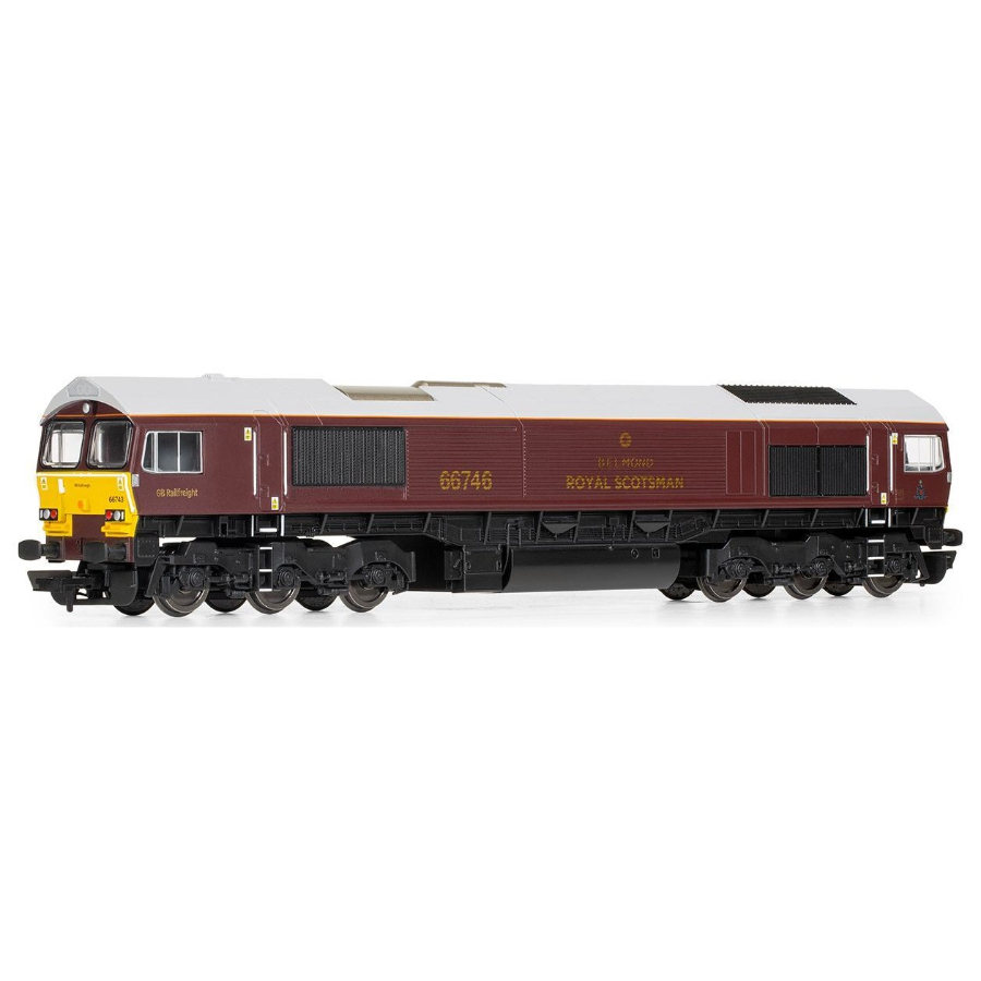Hornby Rail Trains HO-OO Train GBRF Belmond Royal Scotsman Class 66 Co-Co 66746 Era 11