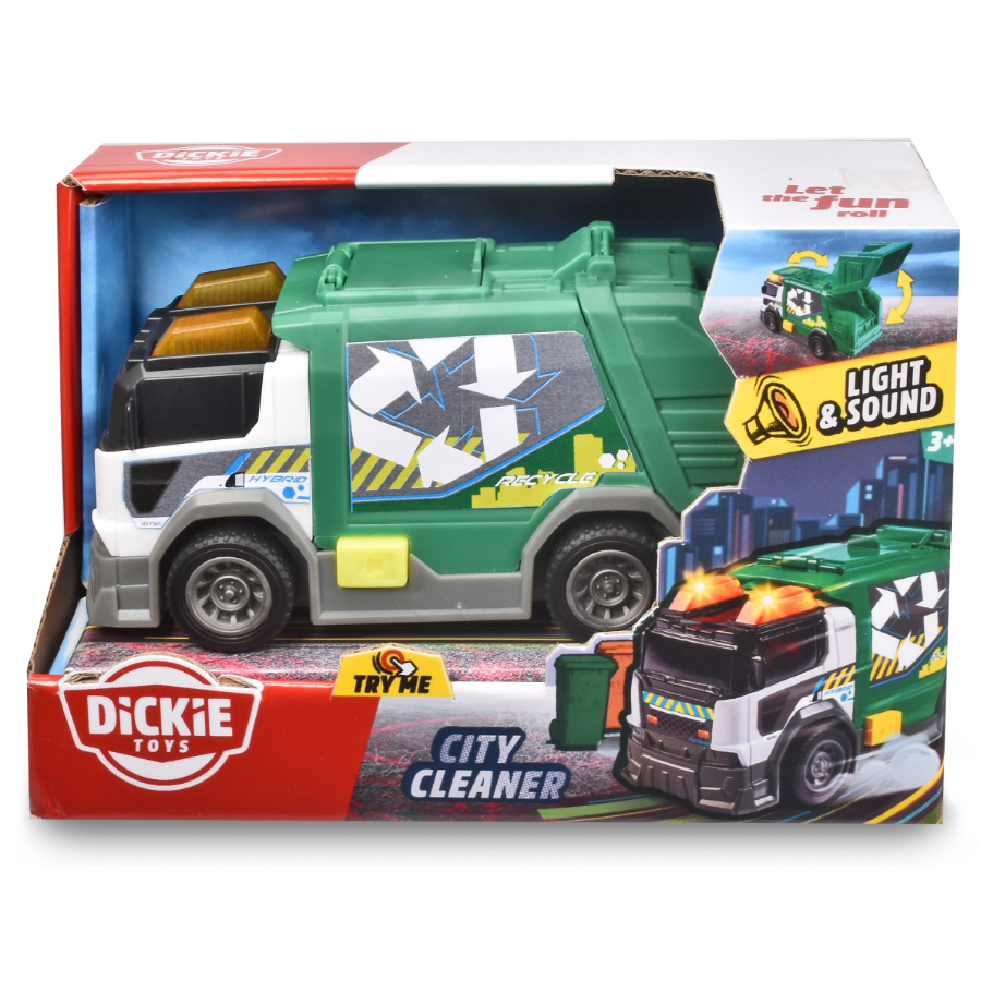 Dickie Toys City Cleaner With Lights & Sounds 15cm