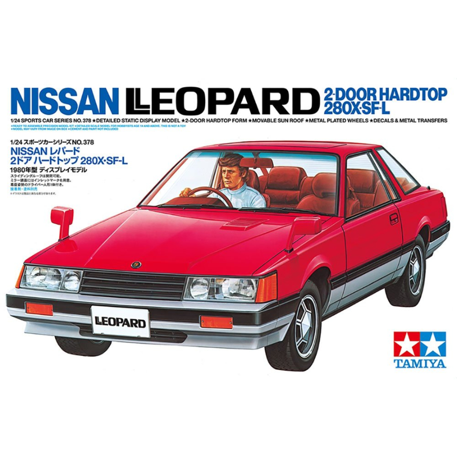 Tamiya Model Kit 1:24 Nissan Leopard 2-Door Hardtop 280X SF-L