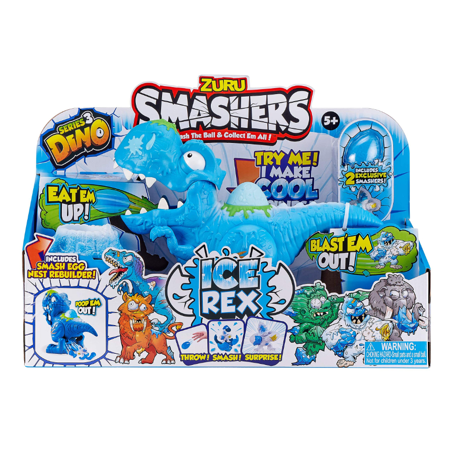 Dino Smashers Ice Age Ice Rex Playset