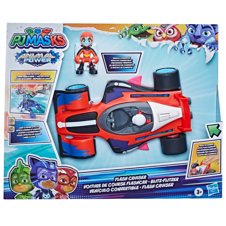 PJ Masks Transforming Flash Cruiser & Figure