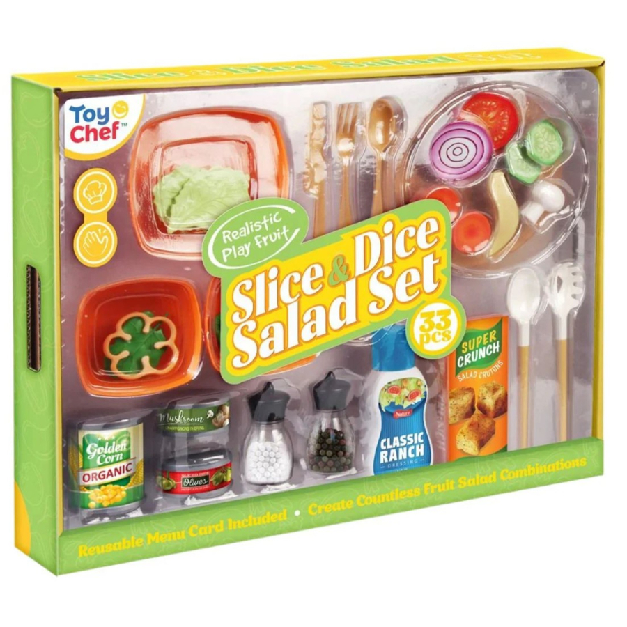 Toy Chef Slice & Dice Salad Set