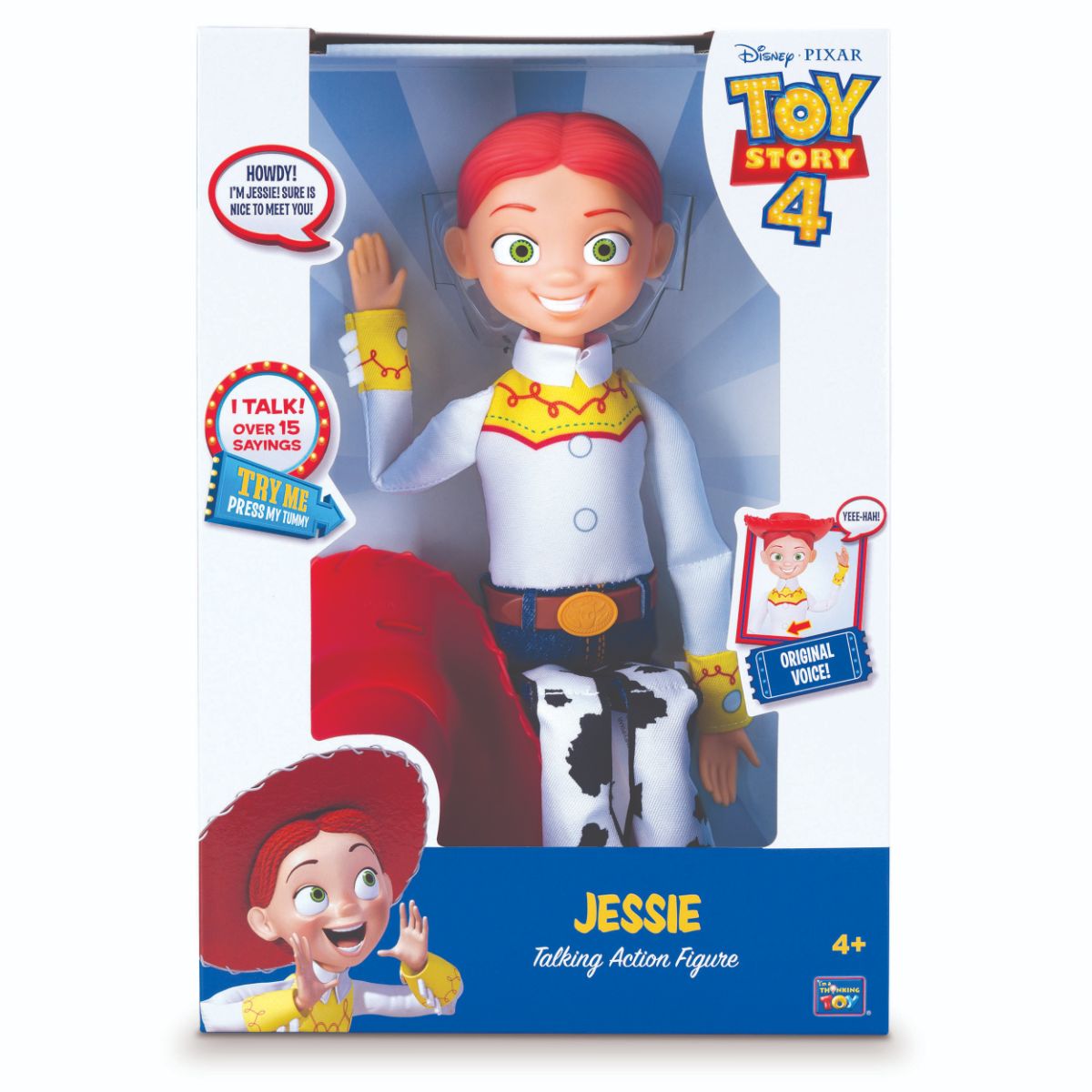 Toy Story 4 Talking Figure Cowgirl Jessie Toys Caseys Toys 