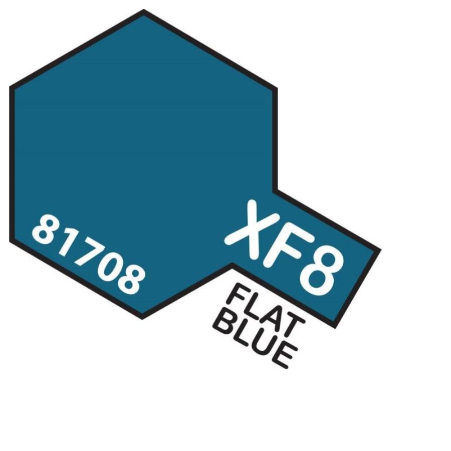 Tamiya Mini Acrylic Paint XF8 Flat Blue