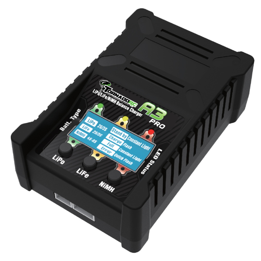 Tornado RC A3Pro 2 Amp Nimh & Lipo Life Balance Charger