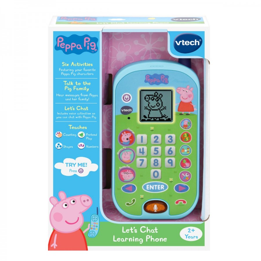 VTech Peppa Pig Lets Chat Learning Phone