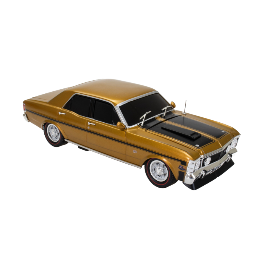 DDA Diecast 1:24 Ford XW GTHO Falcon Gold Spectra Rides Light Up