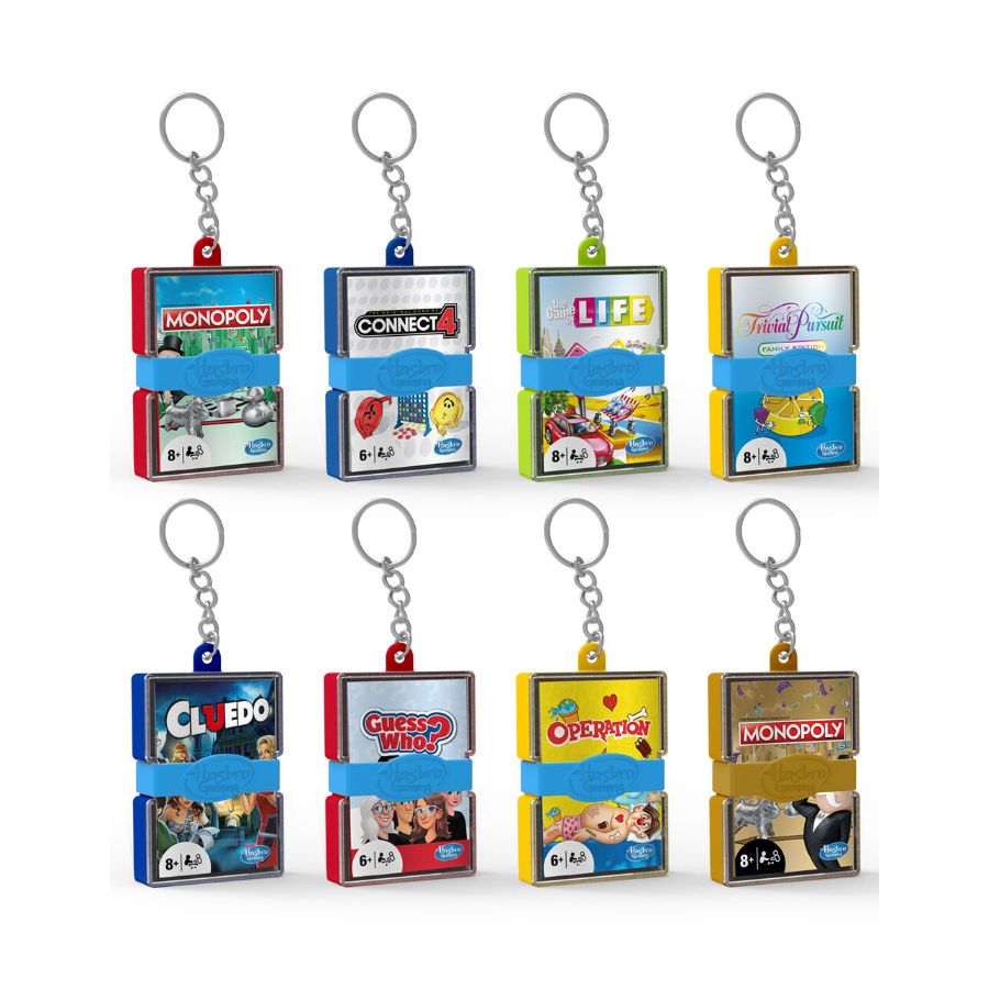 Keychain Classic Mini Games Assorted