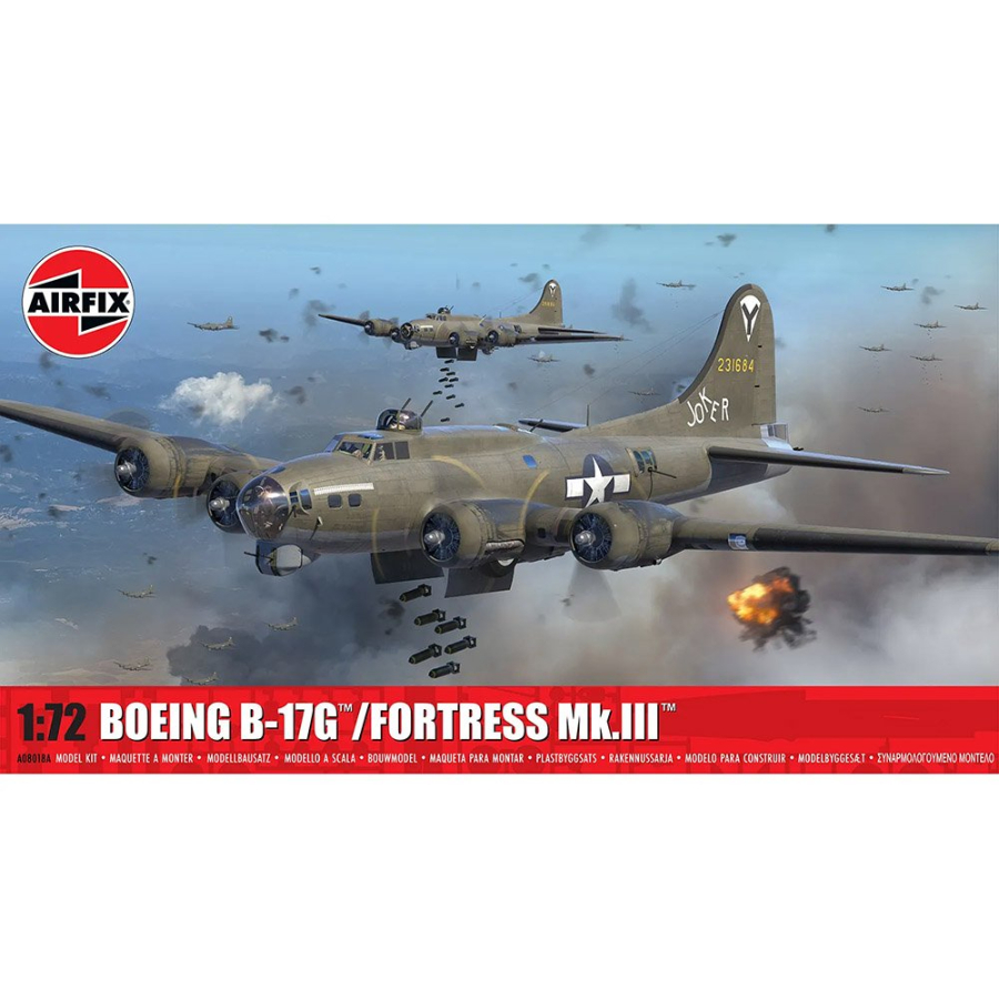 Airfix Model Kit 1:72 Boeing B-17G Fortress Mk III