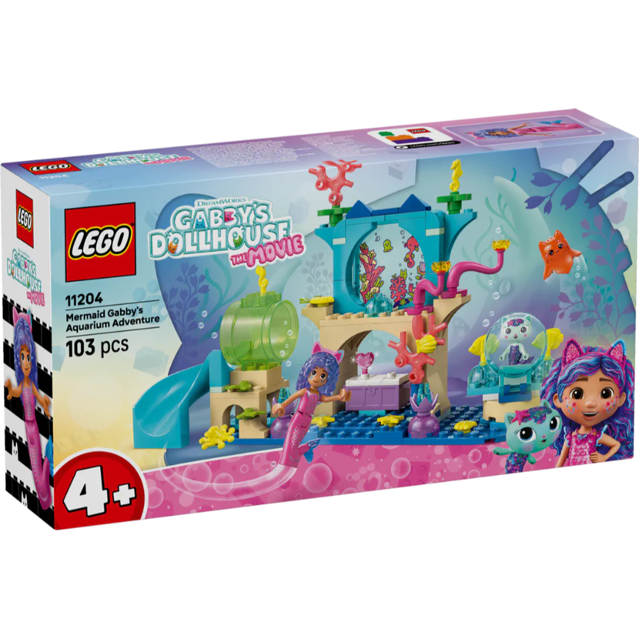 LEGO Gabbys Dollhouse Mermaid Gabbys Aquarium Adventure