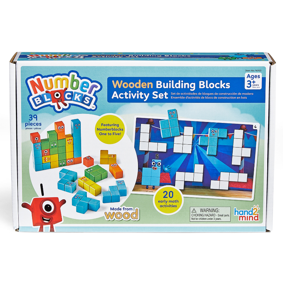 Numberblocks Wooden Building Blocks Activity Set