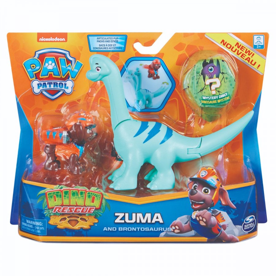 Paw Patrol Dino Rescue Hero Pup & Dino Assorted