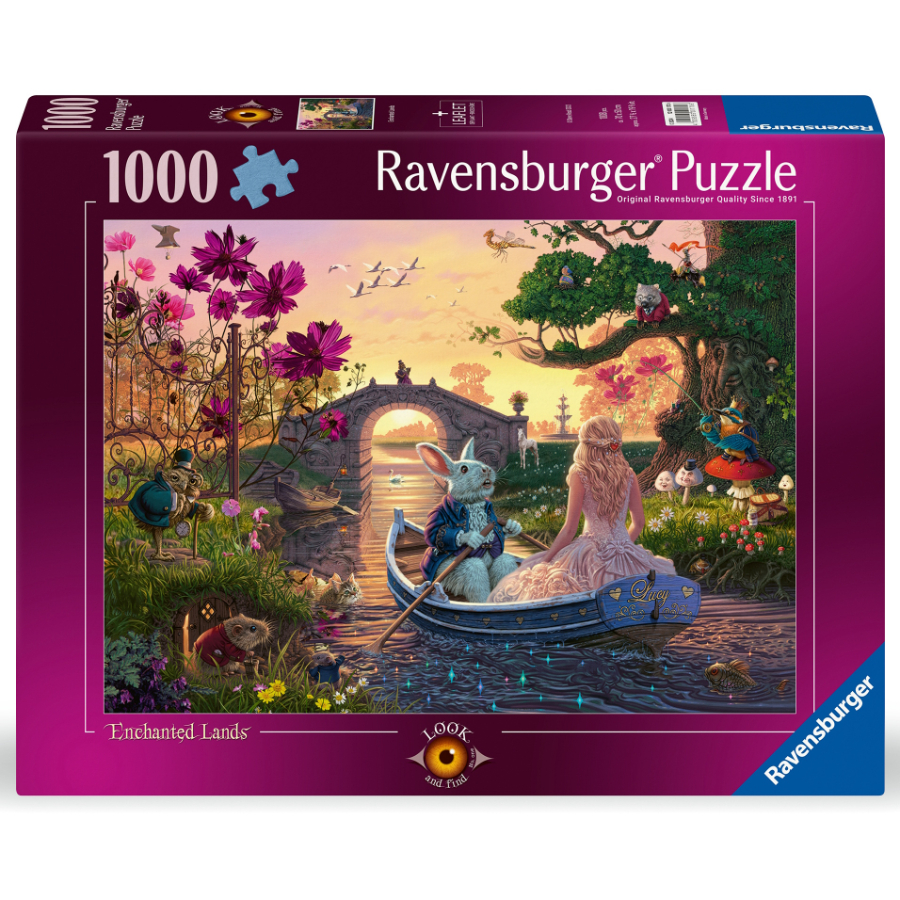 Ravensburger Puzzle 1000 Piece Enchant Lands Look & Find SF