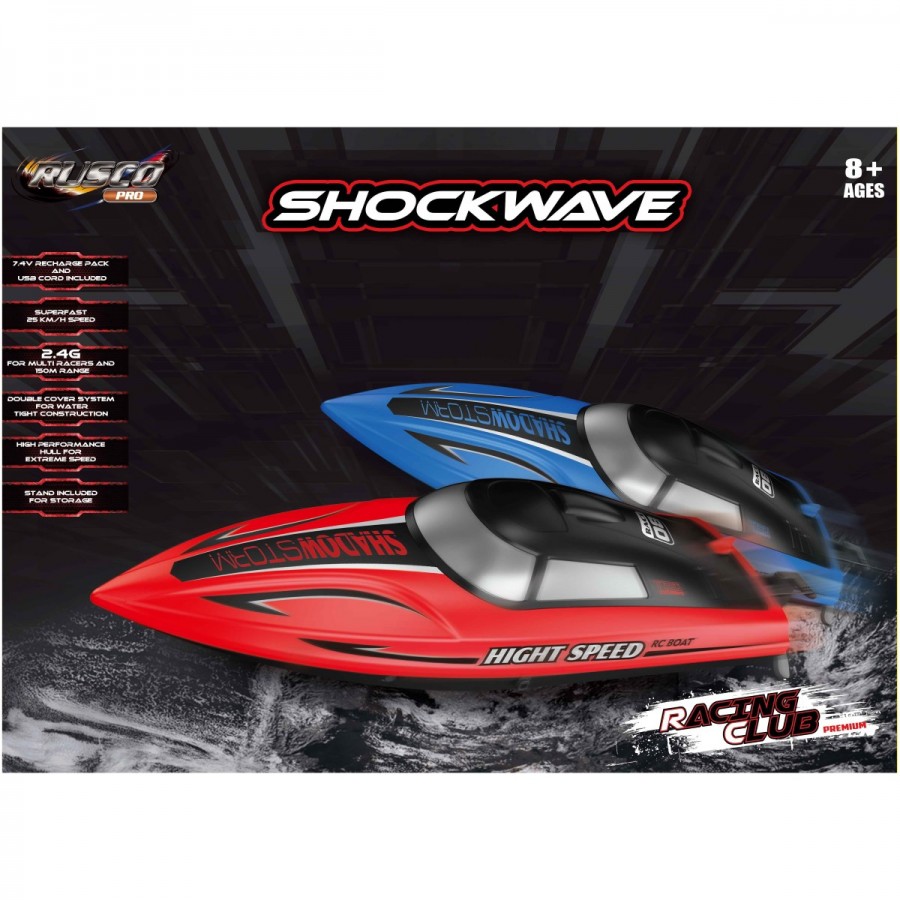 Rusco Pro Radio Control Shock Wave Salt Water Boat Assorted