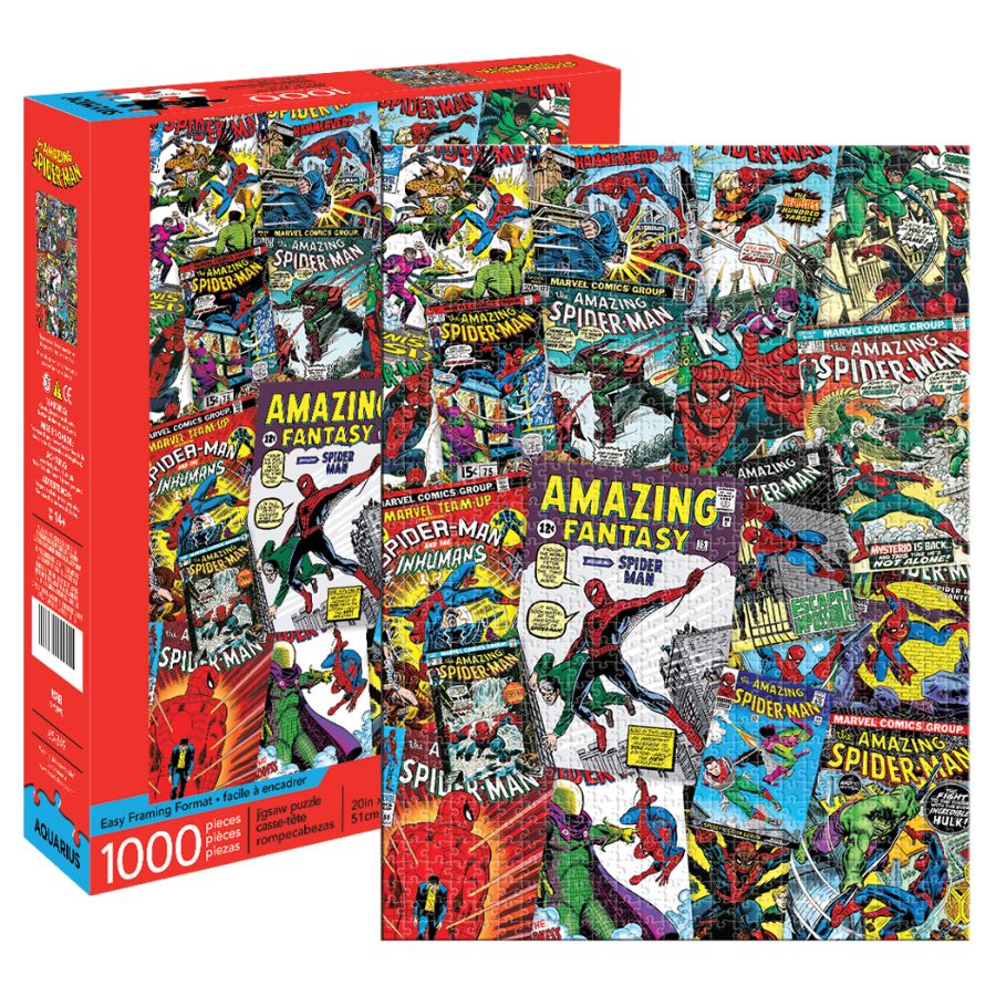 Marvel Spider-Man Collage 1000 Piece Puzzle