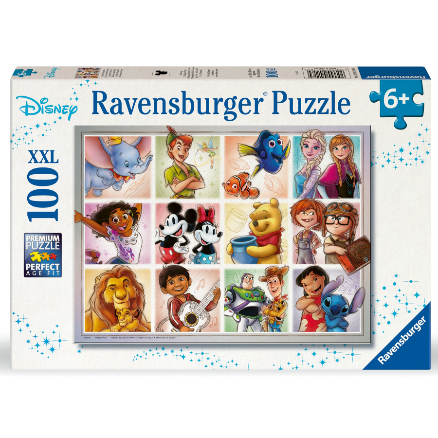 Ravensburger Puzzle 100 Piece Disney Character Portraits