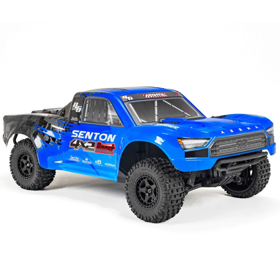 Arrma Radio Control 1:10 Senton 4X2 Boost Mega 2WD Blue Short Course Truck RTR