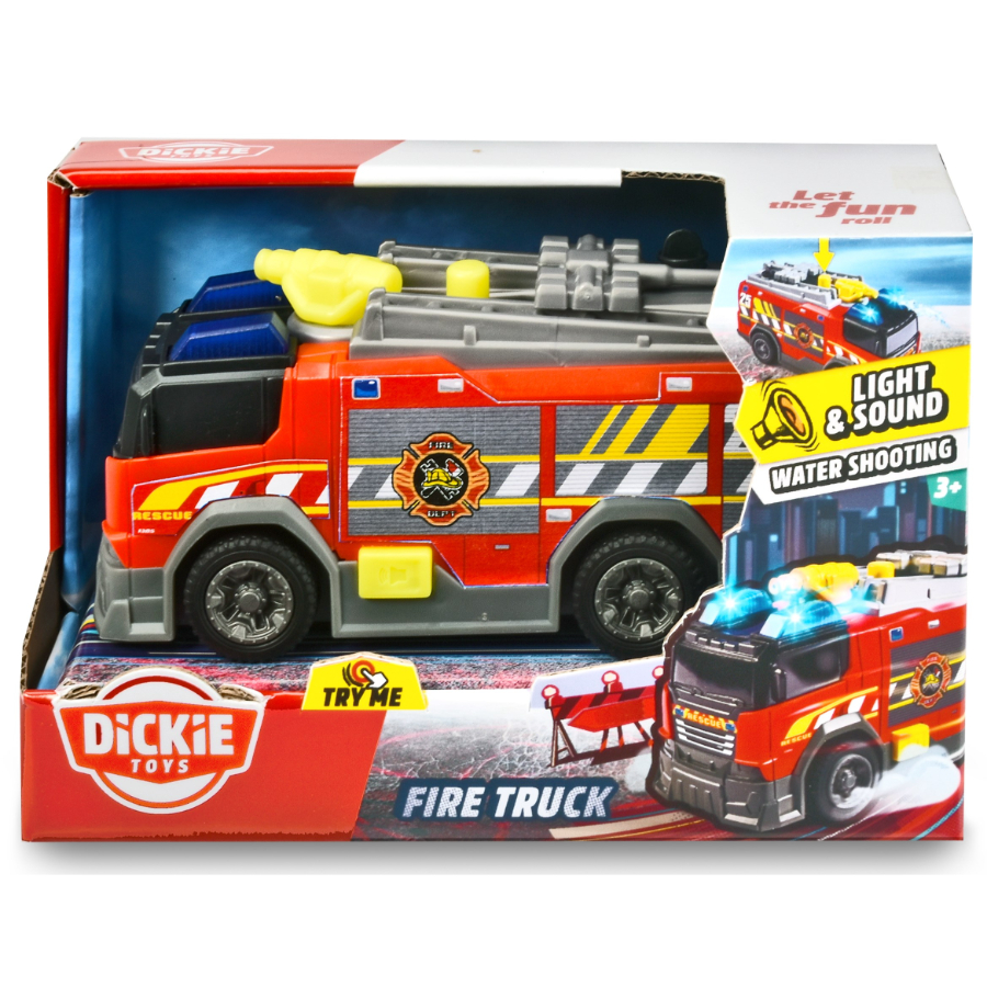 Dickie Toys Fire Truck With Lights & Sounds 15cm