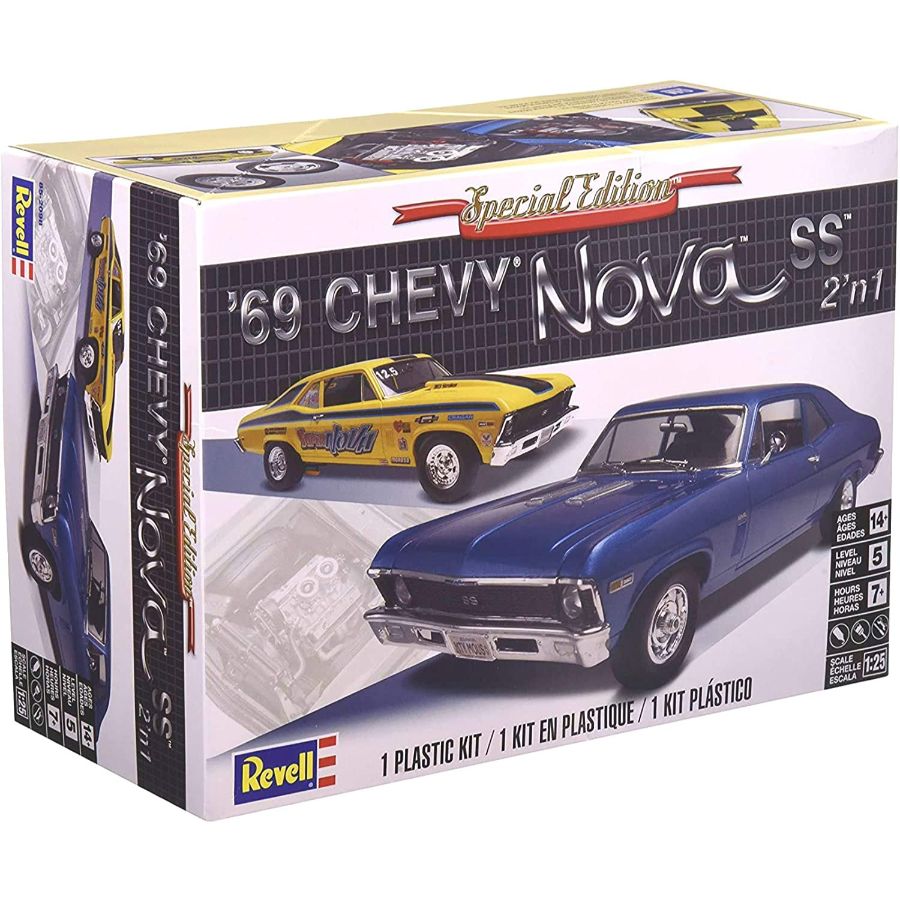 Revell Model Kit 1:24 69 Chevy Nova SS
