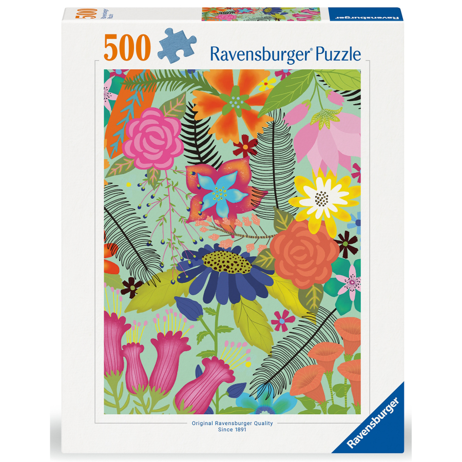 Ravensburger Puzzle 500 Piece Flower Jungle